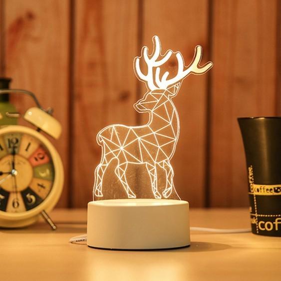 Нічник SwitchOn D0041 Олень з пультом 16 кольорів 4 режими з об'ємним эфектом (13313295) - фото 3 Нічник SwitchOn D0041 Олень з пультом 16 кольорів 4 режими з об'ємним эфектом (13313295) - фото 3
