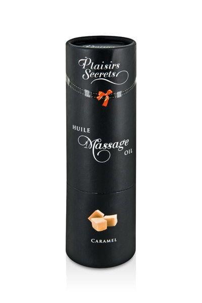 Олія масажна Plaisirs Secrets Caramel у подарунковій упаковці 59 мл (SO1837) - фото 1