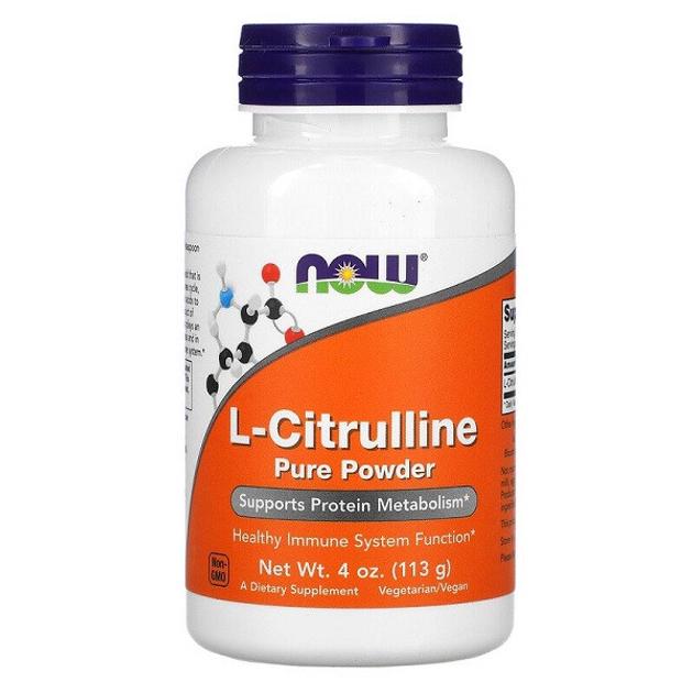 Аминокислота NOW CITRULLINE POWDER 4 OZ 113 г