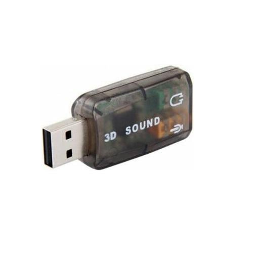 Звукова плата USB Value B00443 двохканальна з 3D звуком RTL (573269)