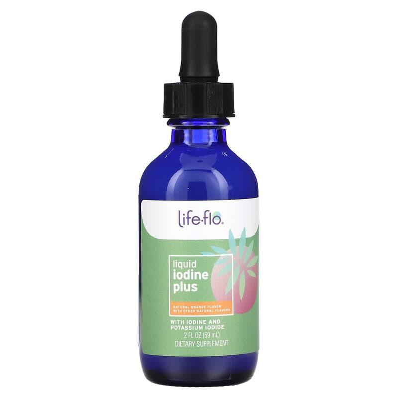 Йод жидкий Life-flo Liquid Iodine Plus со вкусом апельсина 59 мл