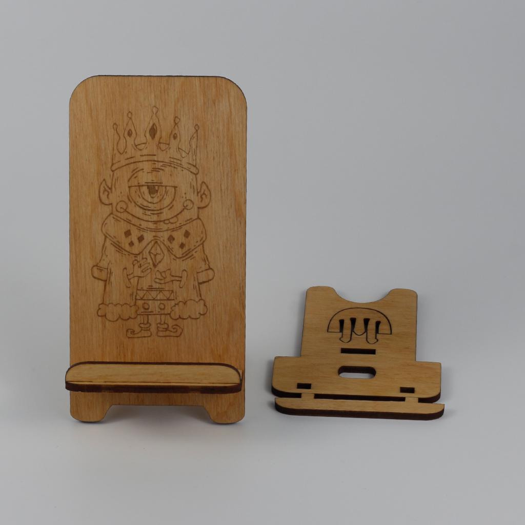 Підставка-тримач для телефону з дерева 28 (03020021) - фото 2 Підставка-тримач для телефону з дерева 28 (03020021) - фото 2