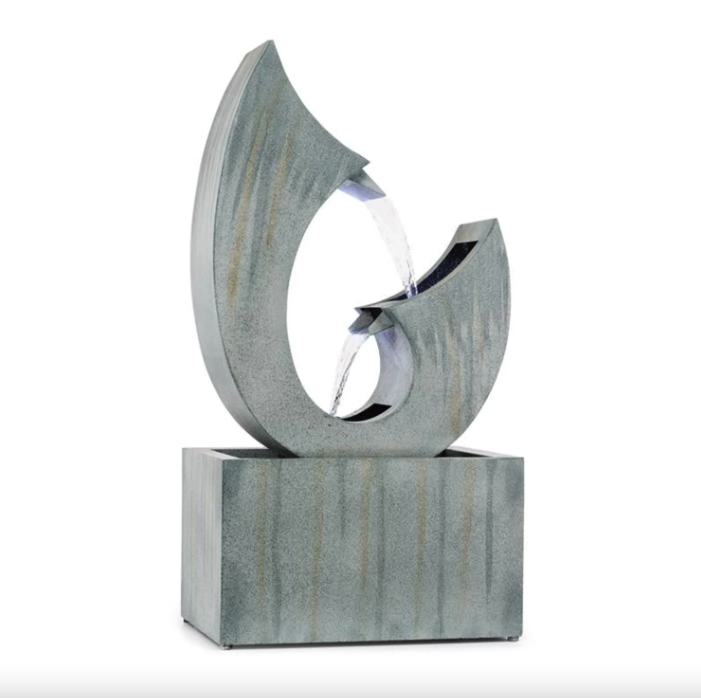 Фонтан садовый KLARSTEIN Blumfeldt Trumpet Flow с LED-подсветкой/тихой циркуляцией воды и энергосберегающим насосом (10033430)