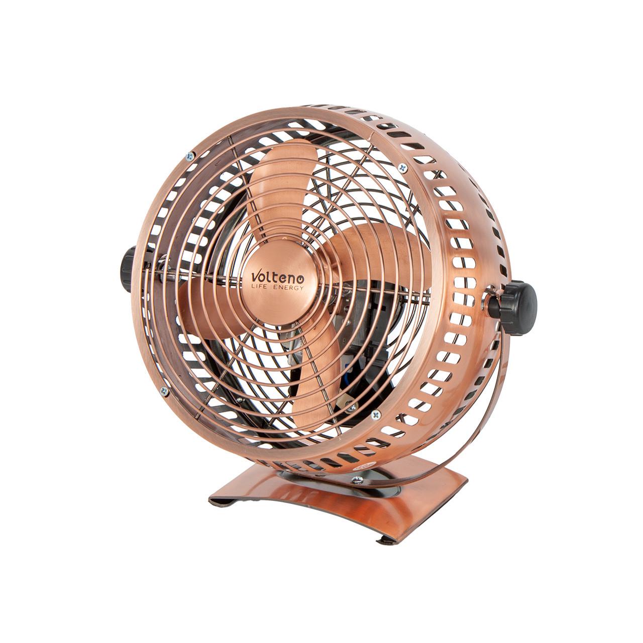 Вентилятор настольный Volteno VO1940 Медный (VO1940) - фото 2 Вентилятор настольный Volteno VO1940 Медный (VO1940) - фото 2