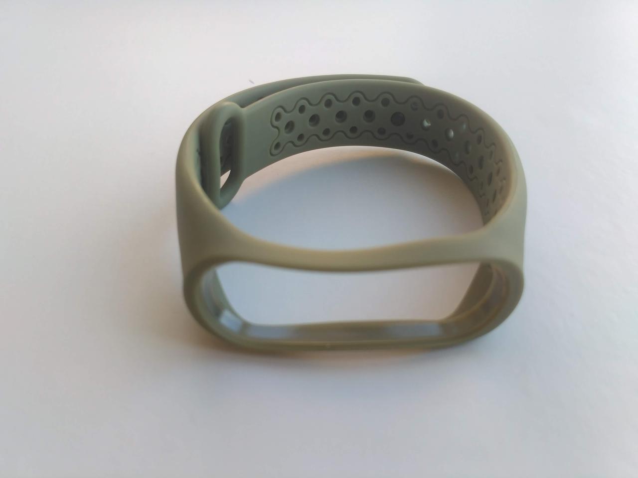 Ремешок для смарт-часов Xiaomi Mi Band 4/3 MiJobs Sport Light силиконовый Хаки (1703P)