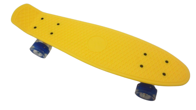 Пенніборд Penny Cruiser 22" світяться колеса Жовтий (2T2021)