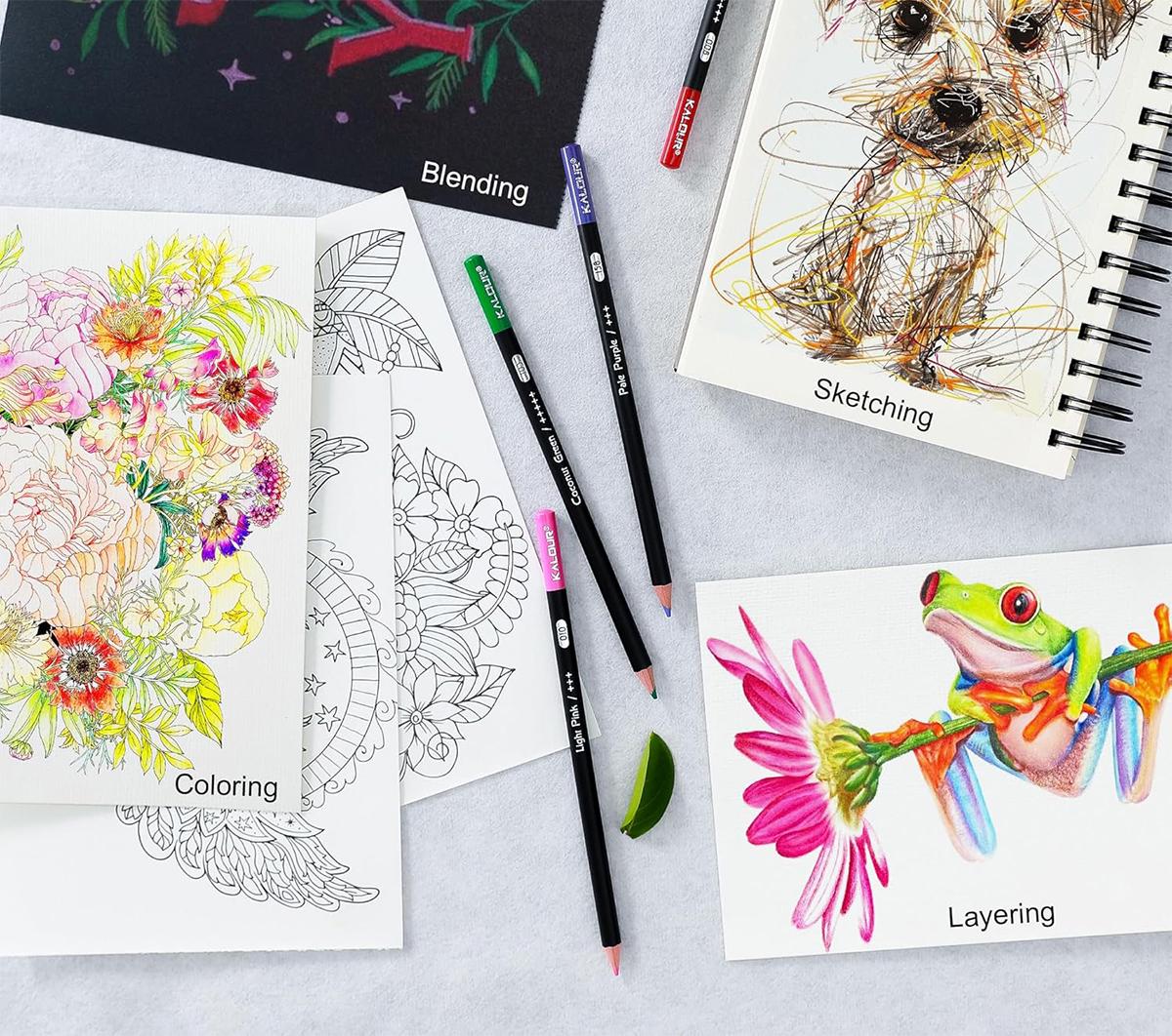 Набір кольорових олівців KALOUR із грифелем на восковій основі 72 кольори (YW-PCC072) - фото 5 Набір кольорових олівців KALOUR із грифелем на восковій основі 72 кольори (YW-PCC072) - фото 5