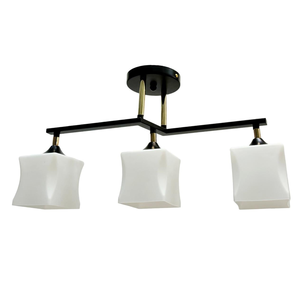 Потолочная люстра Numina на три лампы черно/золотая 5-33137/3 BK+FG Потолочная люстра Numina на три лампы черно/золотая 5-33137/3 BK+FG