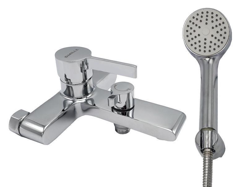 Смеситель для ванны Millz литой корпус/шток на изливе картридж Ø35 Хром (00000010489)