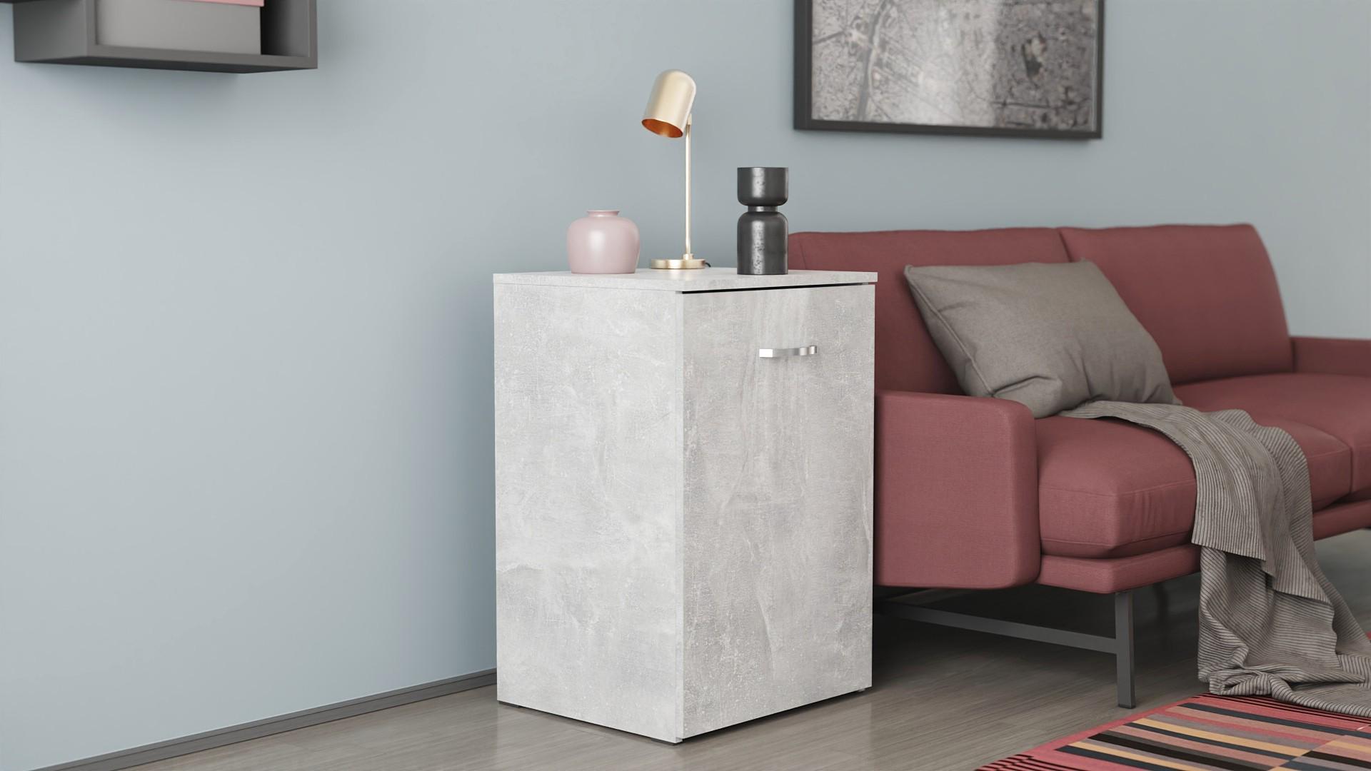 Стіл-тумба трансформер Ferrum-decor Смарт 1/1 ДСП 16 мм 750x1450x500 мм Бетон (FRD-105073) - фото 17 Стіл-тумба трансформер Ferrum-decor Смарт 1/1 ДСП 16 мм 750x1450x500 мм Бетон (FRD-105073) - фото 17