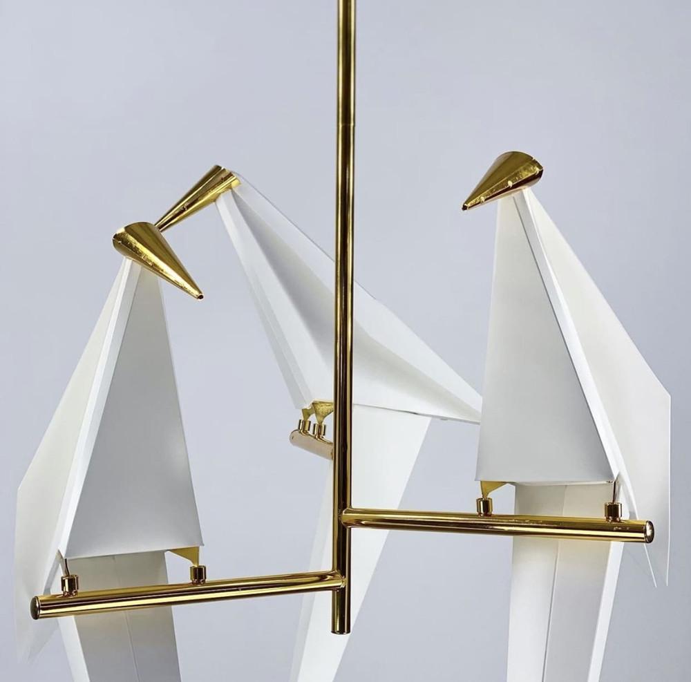 Люстра-композиція з трьох птахів (AS 145/3) - фото 3