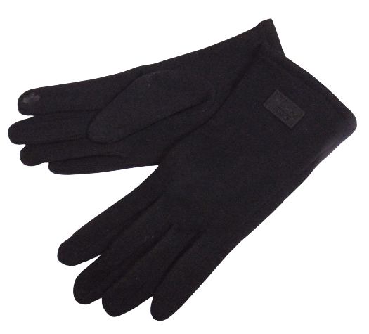 Перчатки сенсорные на флисе Anjela В294 р. 7,5 Черный (1705133432)