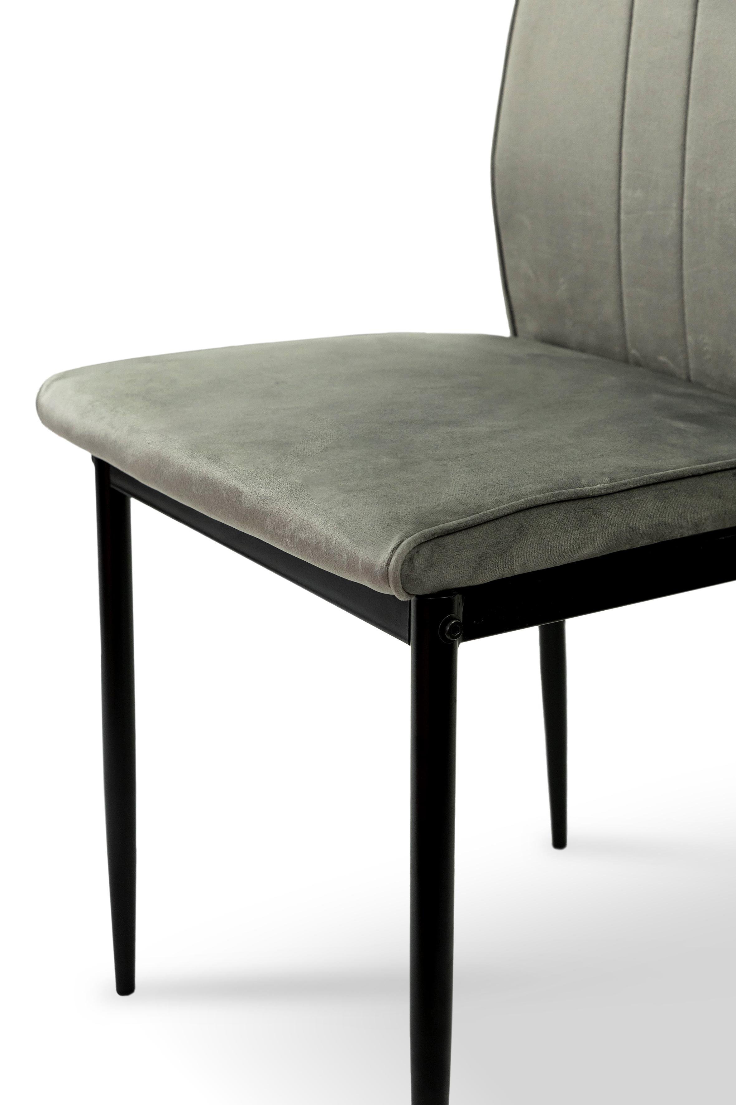 Стул для кухни и гостиной ГРЕЙС Рич 410х970х400 мм Черный/Серый (GAА0056269) - фото 5 Стул для кухни и гостиной ГРЕЙС Рич 410х970х400 мм Черный/Серый (GAА0056269) - фото 5