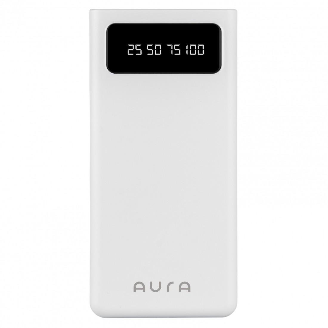 Повербанк Aura NRG30 Quick charging 30000 mAh 22,5 W White