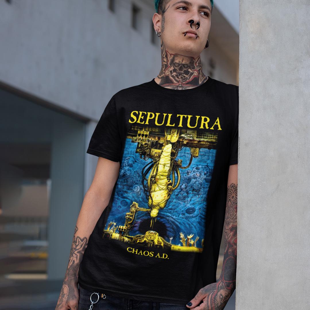 Футболка унисекс Sepultura Chaos ADM Черный (0000010606) Футболка унисекс Sepultura Chaos ADM Черный (0000010606)