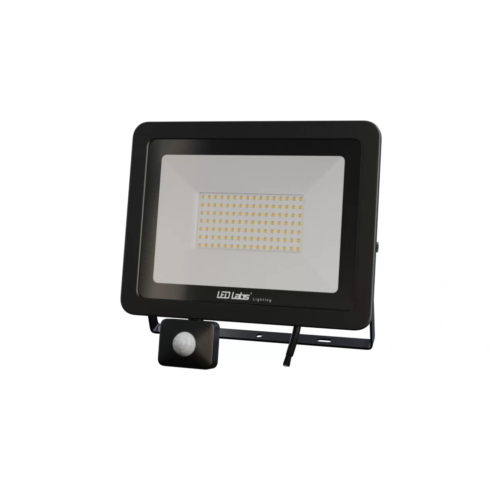 Прожектор з датчиком движения Led Labs 100W 4000K (17-0000-14) - фото 2
