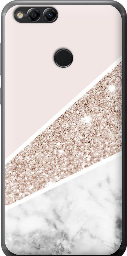 Чехол на Huawei Honor 7X Пастельный мрамор (4342u-1139-42517)