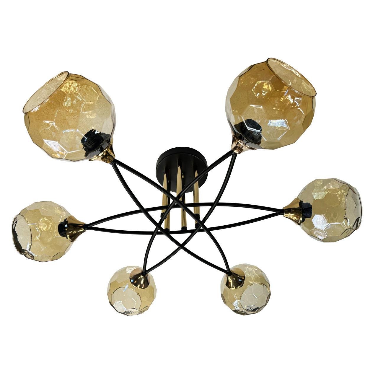 Люстра стельова Прометей P5-N5060/6 COFFE+FGD (13485485)