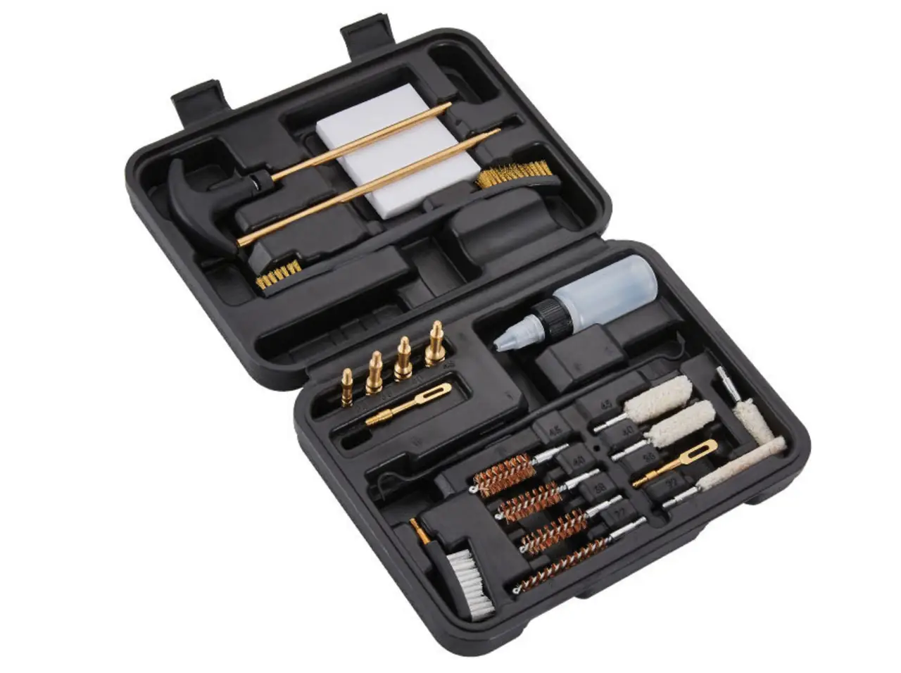 Набір для чищення зброї AR15/АК-74/M16/M416/M4/Glock 17/19/27/1911 в кейсі
