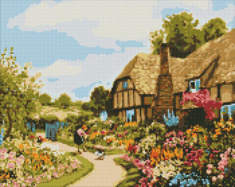 Алмазная мозаика Идейка Уютный дом 40x50 см (Id-AMO7513)