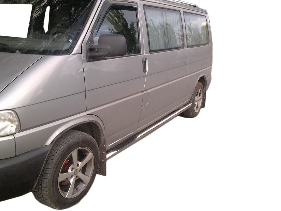 Боковые трубы 70 мм длинная база CAN для Volkswagen T4 Caravelle/Multivan нержавеющая сталь Хром