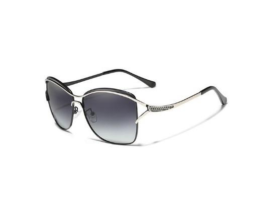 Женские солнцезащитные очки Бабочка с градиентными линзами N7017 KINGSEVEN DESIGN Черный/Серый