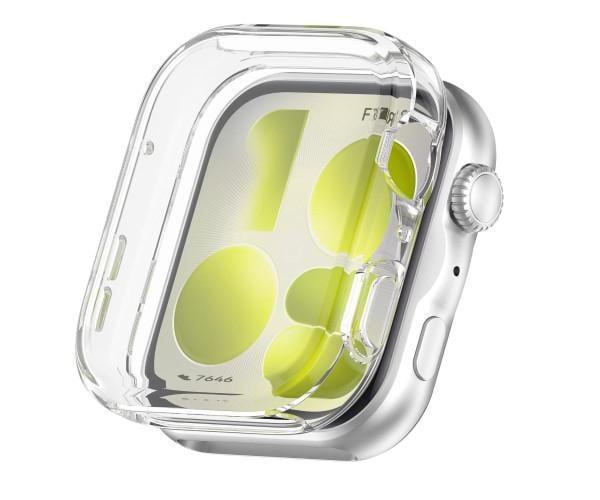 Чехол силиконовый Huawei Watch Fit 5 с защитой на экран Прозрачный