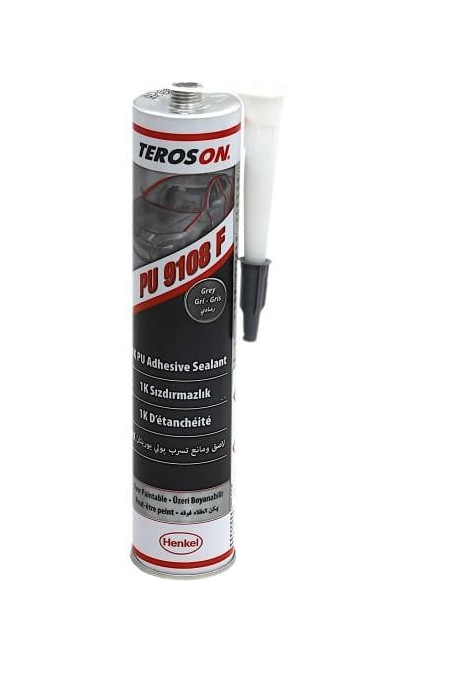 Герметик полиуретановый для швов Teroson PU 9108F 280 мл Серый