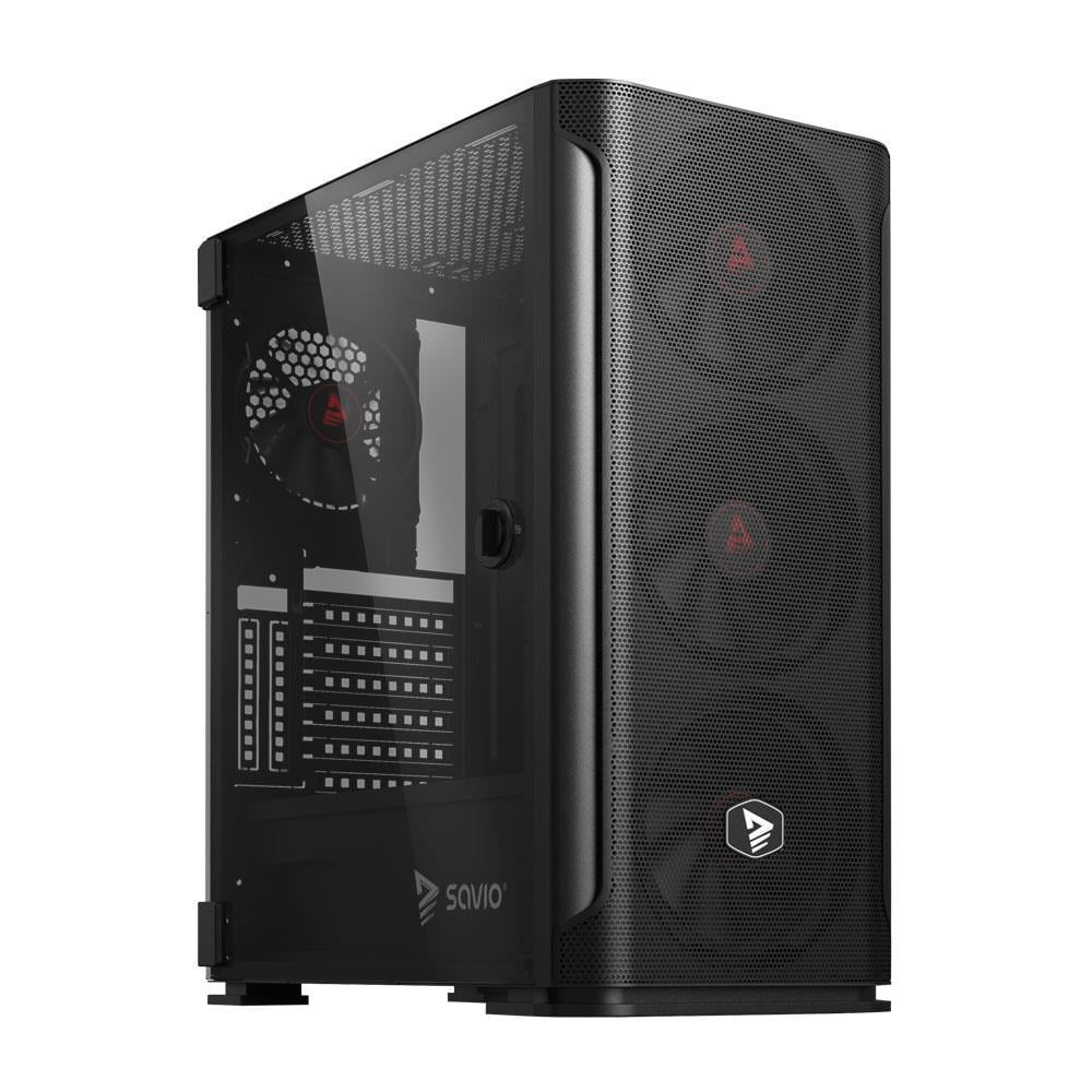 Корпус Savio Shadow X2 Mesh Black (505298)