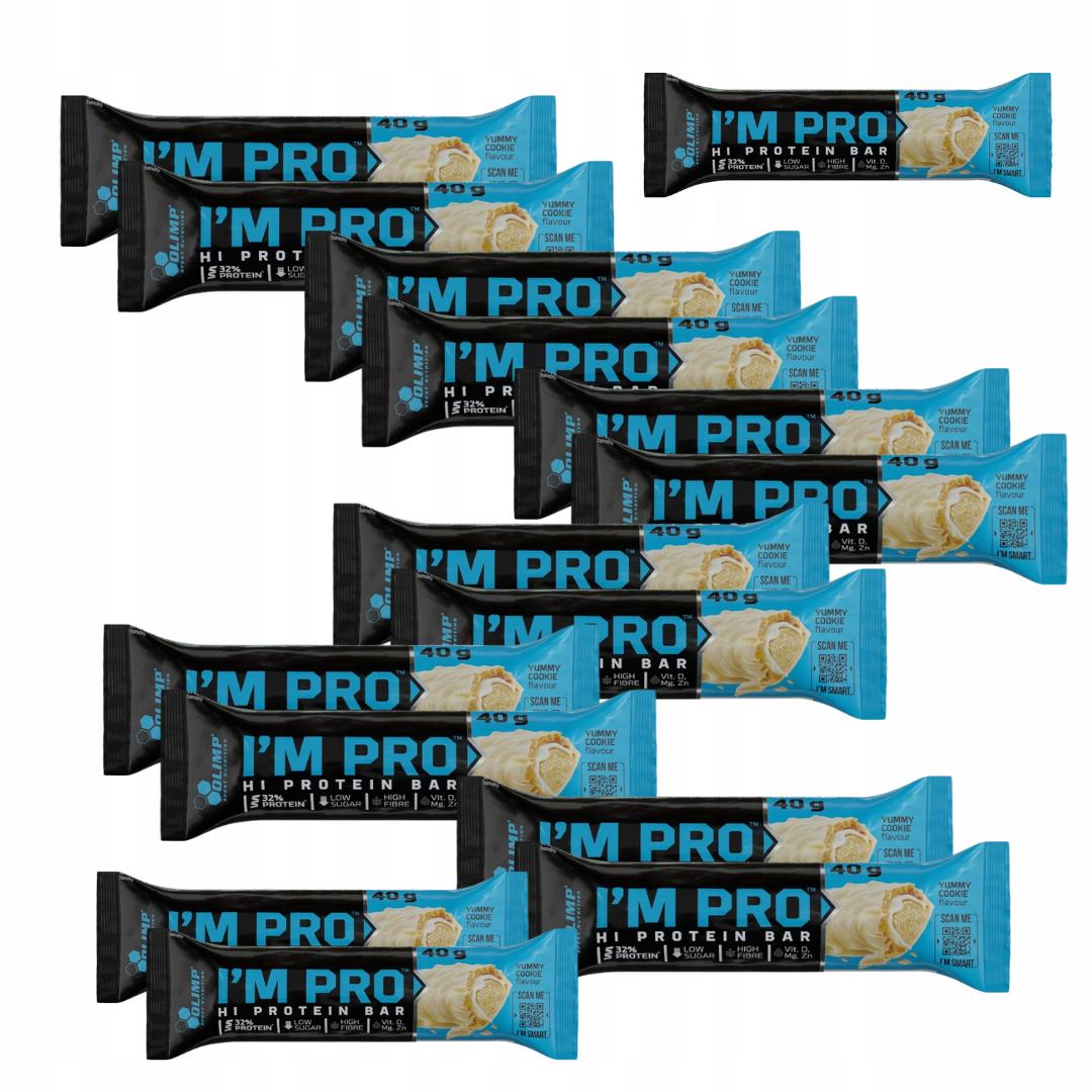 Батончик высокопротеиновый Olimp I’M PRO HI Protein Bar Печенье 15 40 г