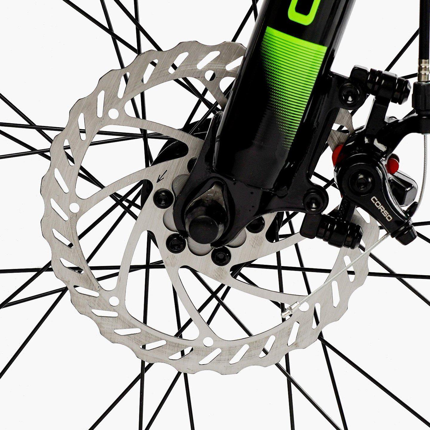 Велосипед горный подростковый Corso Patrol 24" Салатовый - фото 7 Велосипед горный подростковый Corso Patrol 24" Салатовый - фото 7