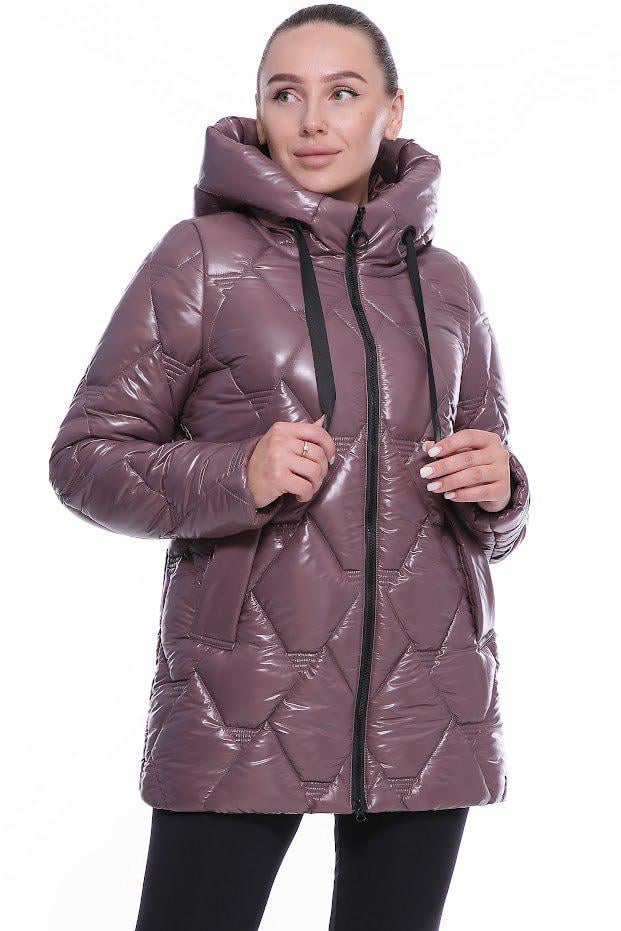 Пуховик жіночий Rolana Мері р. 52 Капучино (108-34-52) Пуховик жіночий Rolana Мері р. 52 Капучино (108-34-52)