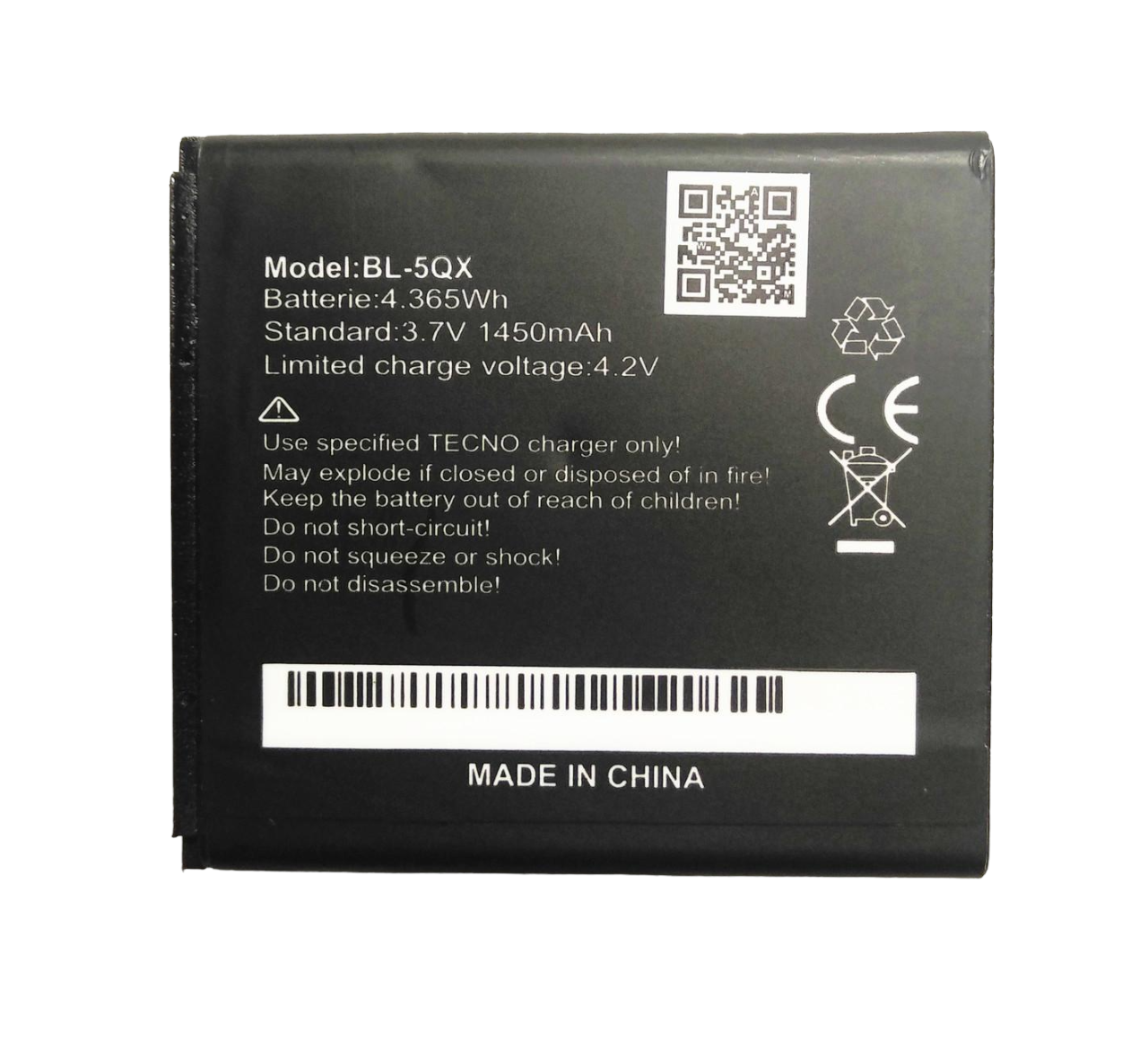 Аккумулятор для Infinix 5QX 1450 mAh (000021412)