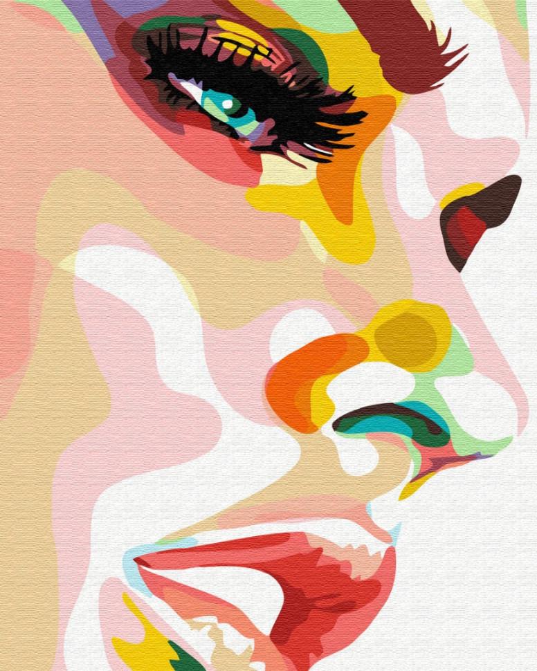 Картина по номерам Brushme Профиль в красках (GX34139)