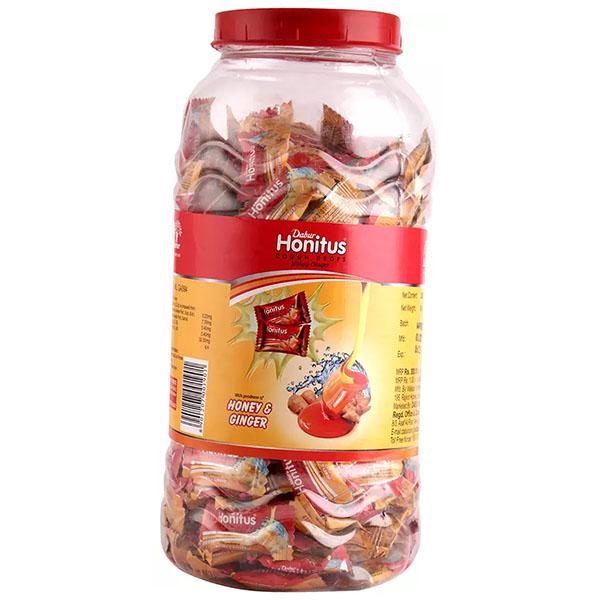 Льодяники від кашлю Dabur Honitus Cough Drops Honey and Ginger 300 леденцов (71634003)