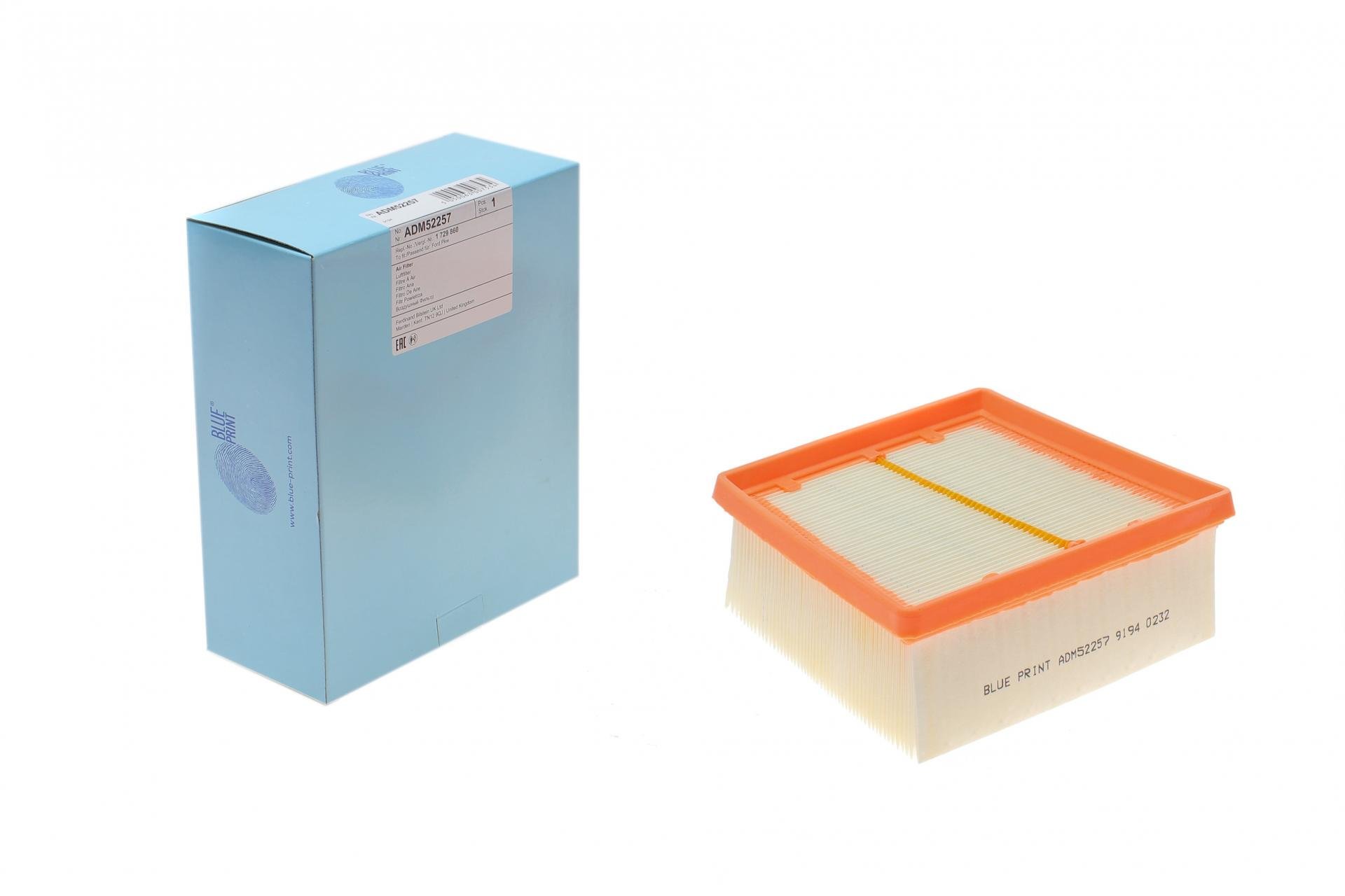 Фильтр воздушный BLUE PRINT для Ford Transit Courier 1,0-1,6TDCi 14- (ADM52257)