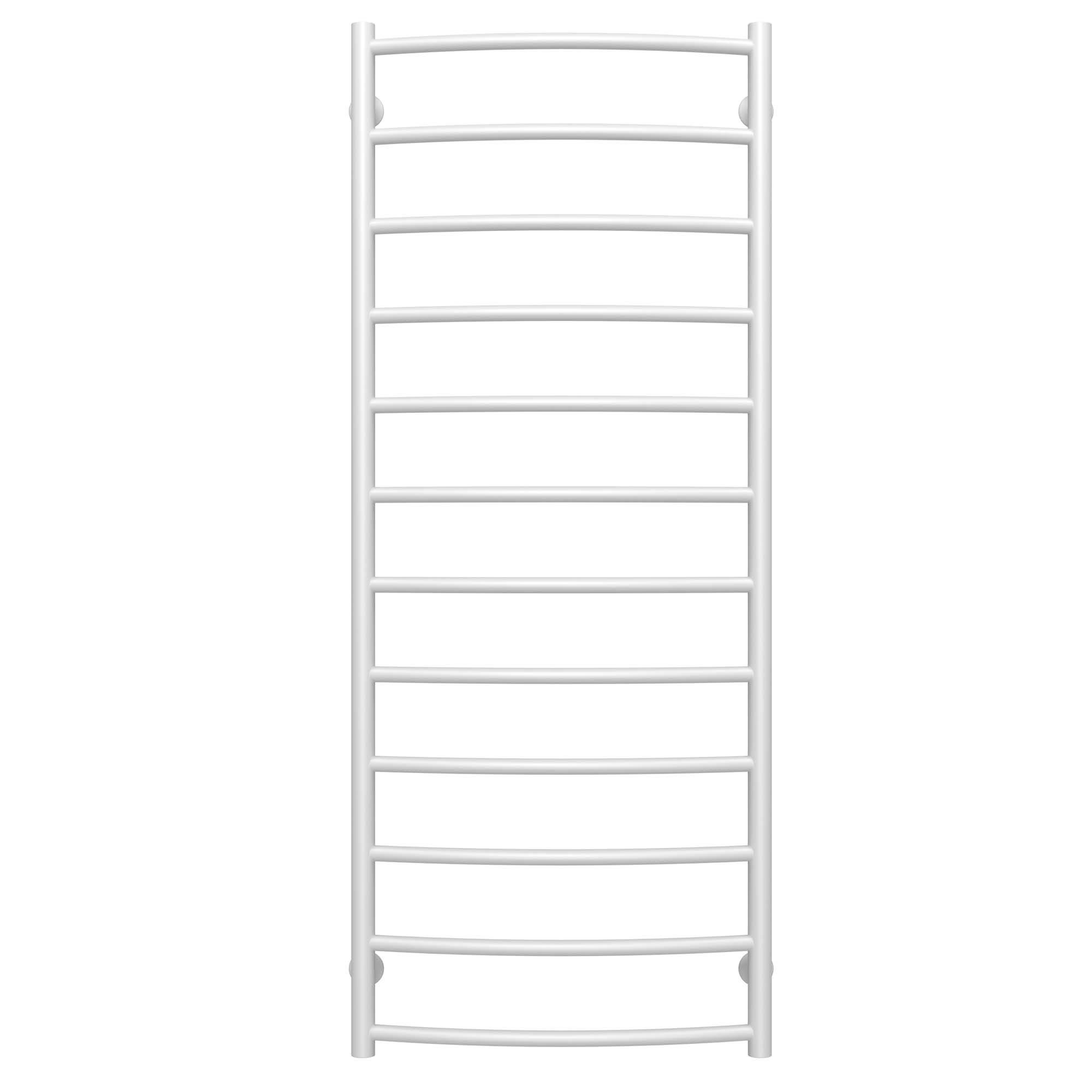 Полотенцесушитель водяной Deffi Классик П12 нижнее подключение нержавеющая сталь 500х1300 мм Белый (C.DK.130.50.12.W.A)