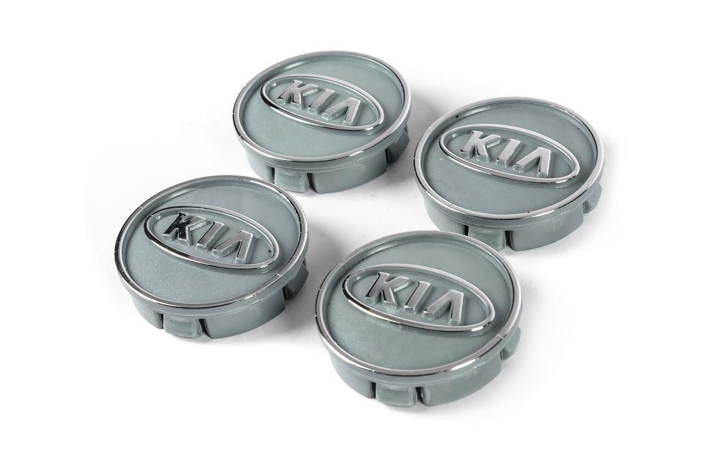Колпачки на диски Davs Auto kia60tur-sir для KIA abs-пластик Серый