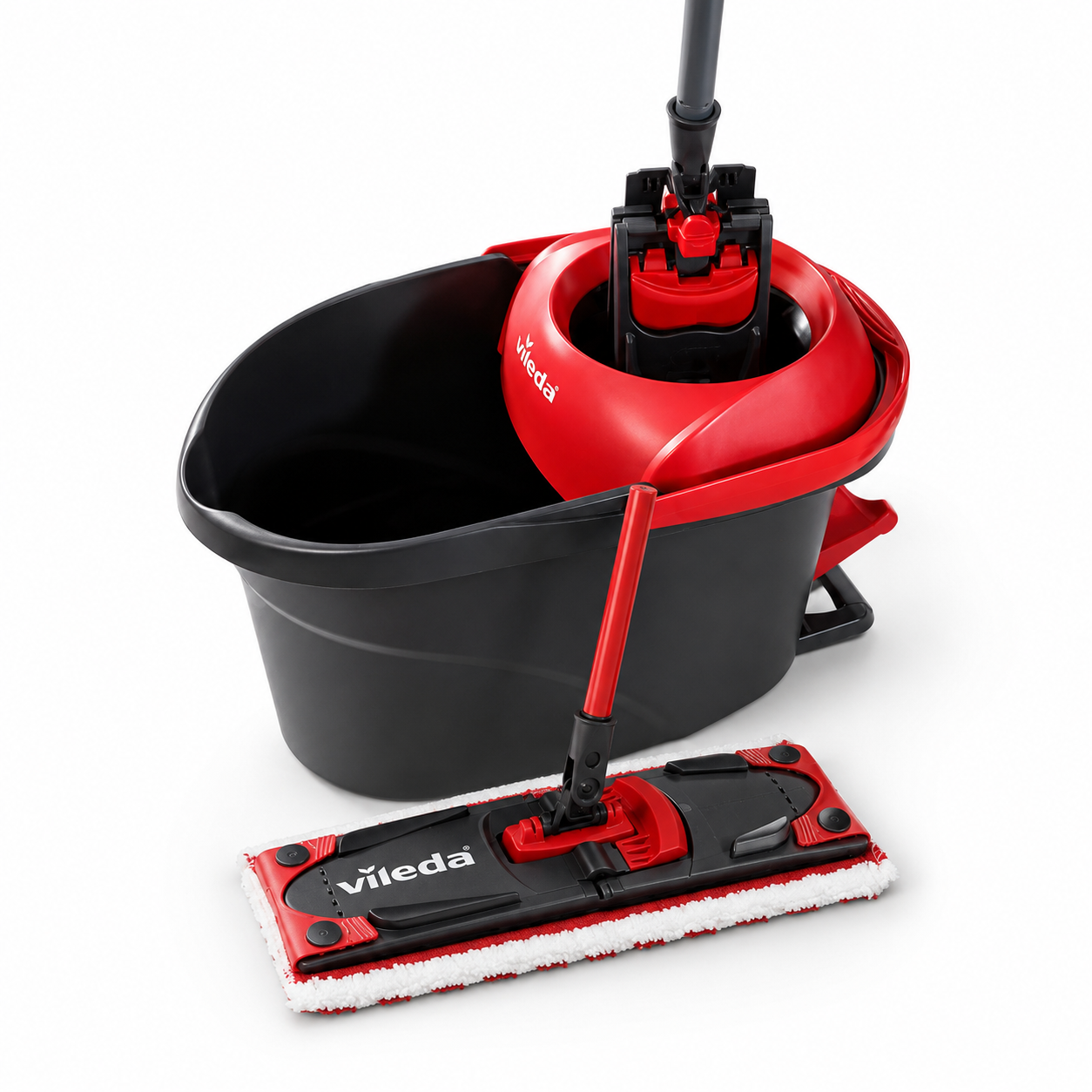 Швабра плоская с ведром и отжимом Vileda UltraMAX Turbo для твердых полов Швабра плоская с ведром и отжимом Vileda UltraMAX Turbo для твердых полов