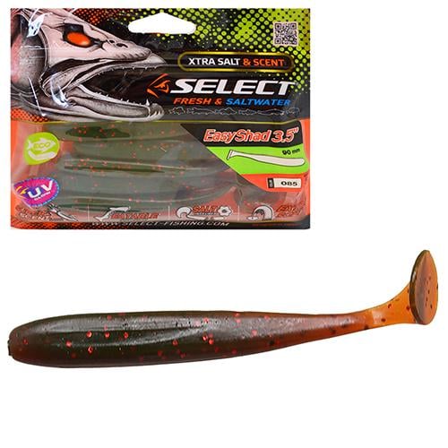 Приманка силиконовая Stenson G1150 Select Easy Shad 3 дюйма col. 085 5 шт. (NA001134)