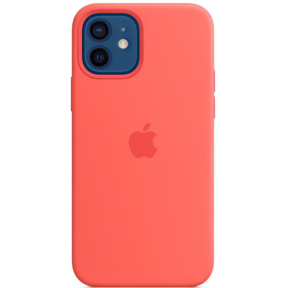 Силіконовий чохол-накладка Apple Silicone Case for iPhone 12 Mini, Pink Citrus (HC)(A)