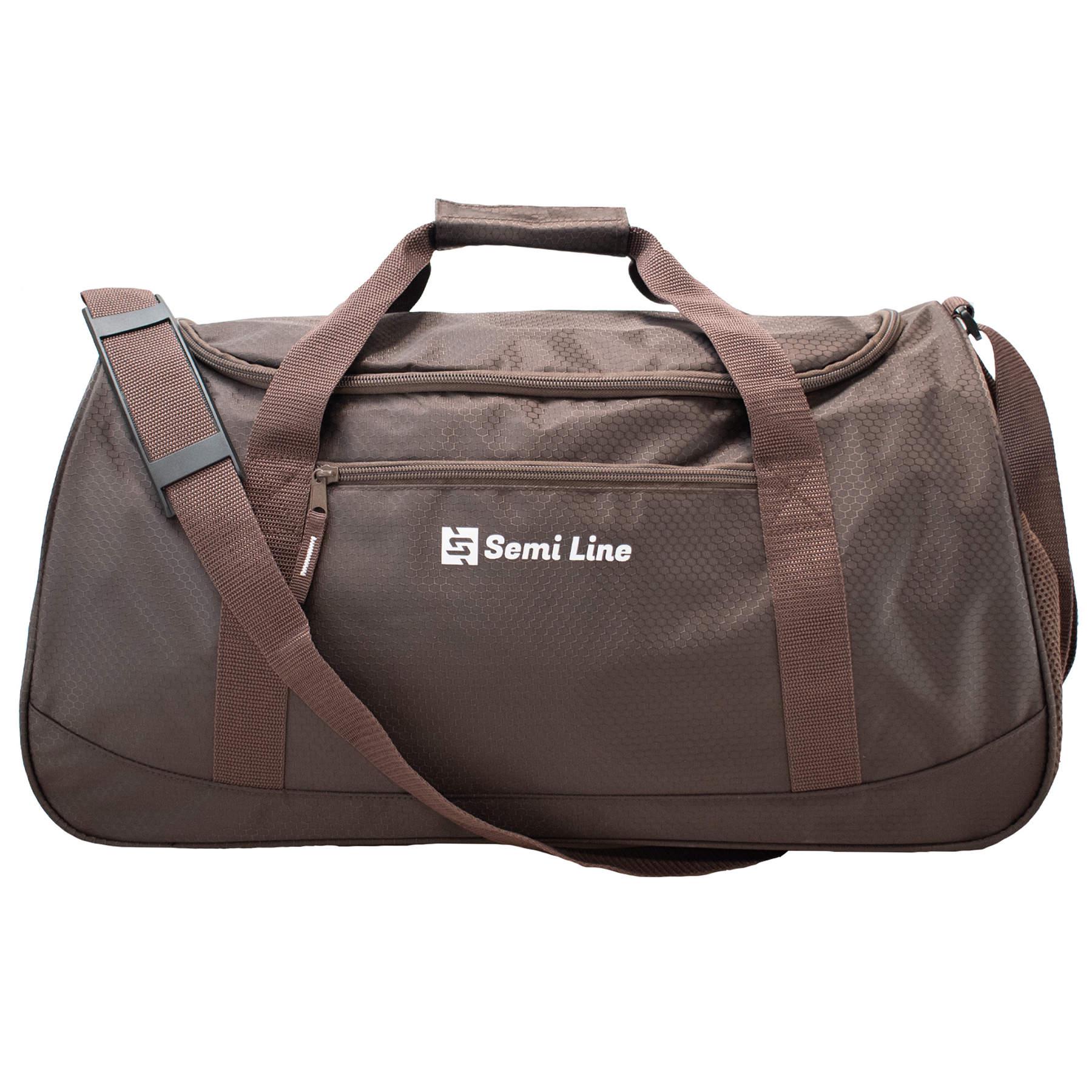 Сумка дорожная SEMI LINE 40 Brown (A3043-6) - фото 3