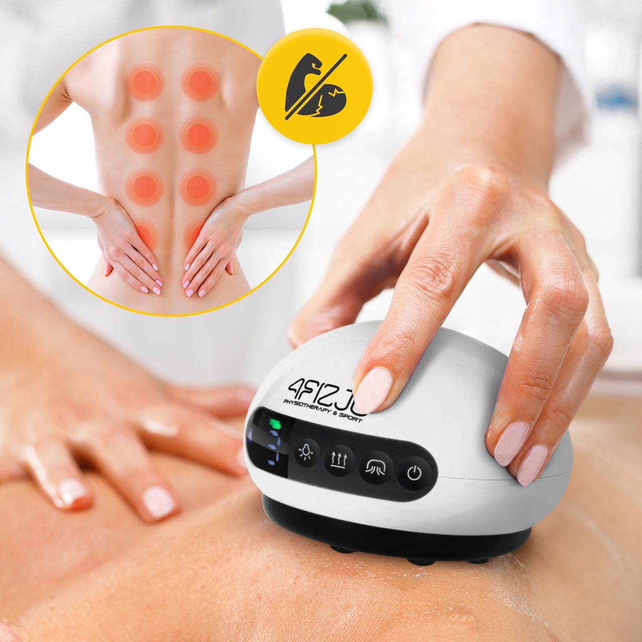 Банка вакуумна масажна 4FIZJO акумуляторна з ІЧ прогрівом White (P-5907739318688) - фото 8 Банка вакуумна масажна 4FIZJO акумуляторна з ІЧ прогрівом White (P-5907739318688) - фото 8