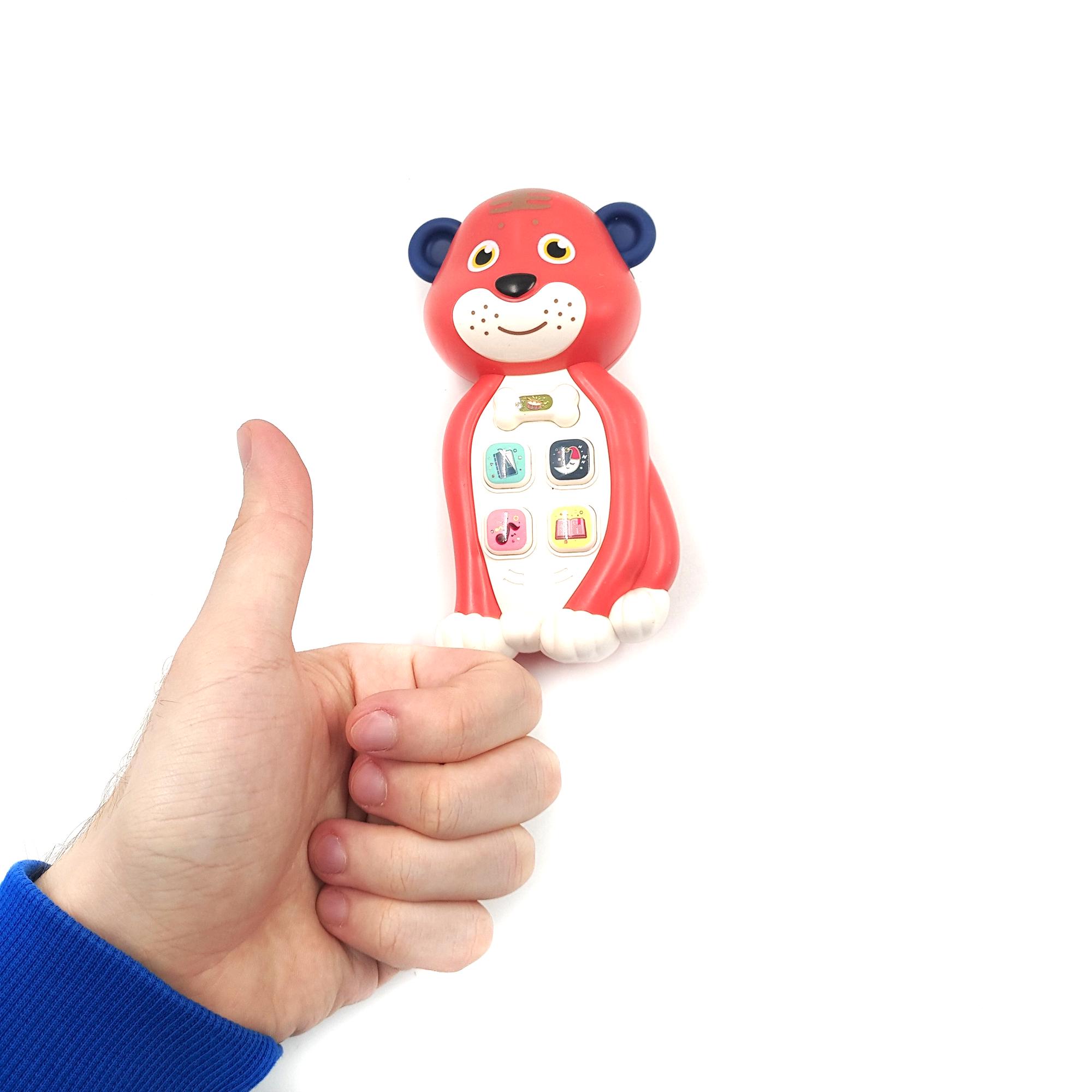 Телефон інтерактивний Тигреня ТК Group 15 см укр. озвучка Червоний (125257k) - фото 6 Телефон інтерактивний Тигреня ТК Group 15 см укр. озвучка Червоний (125257k) - фото 6