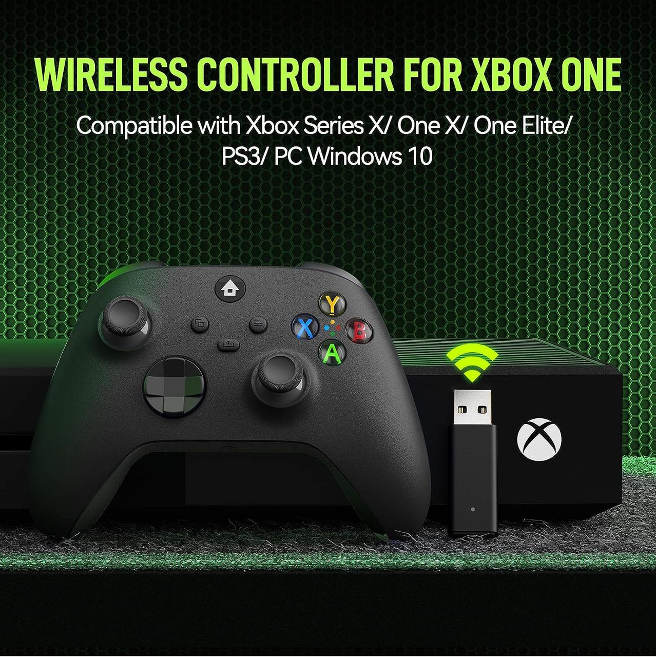 Геймпад бездротовий для Xbox One S Wireless Controller Black (1967083518) - фото 5