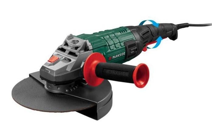 Болгарка угловая шлифмашина Parkside PWS 230 D4 230 мм 2000 Вт плавный пуск (1874306595)
