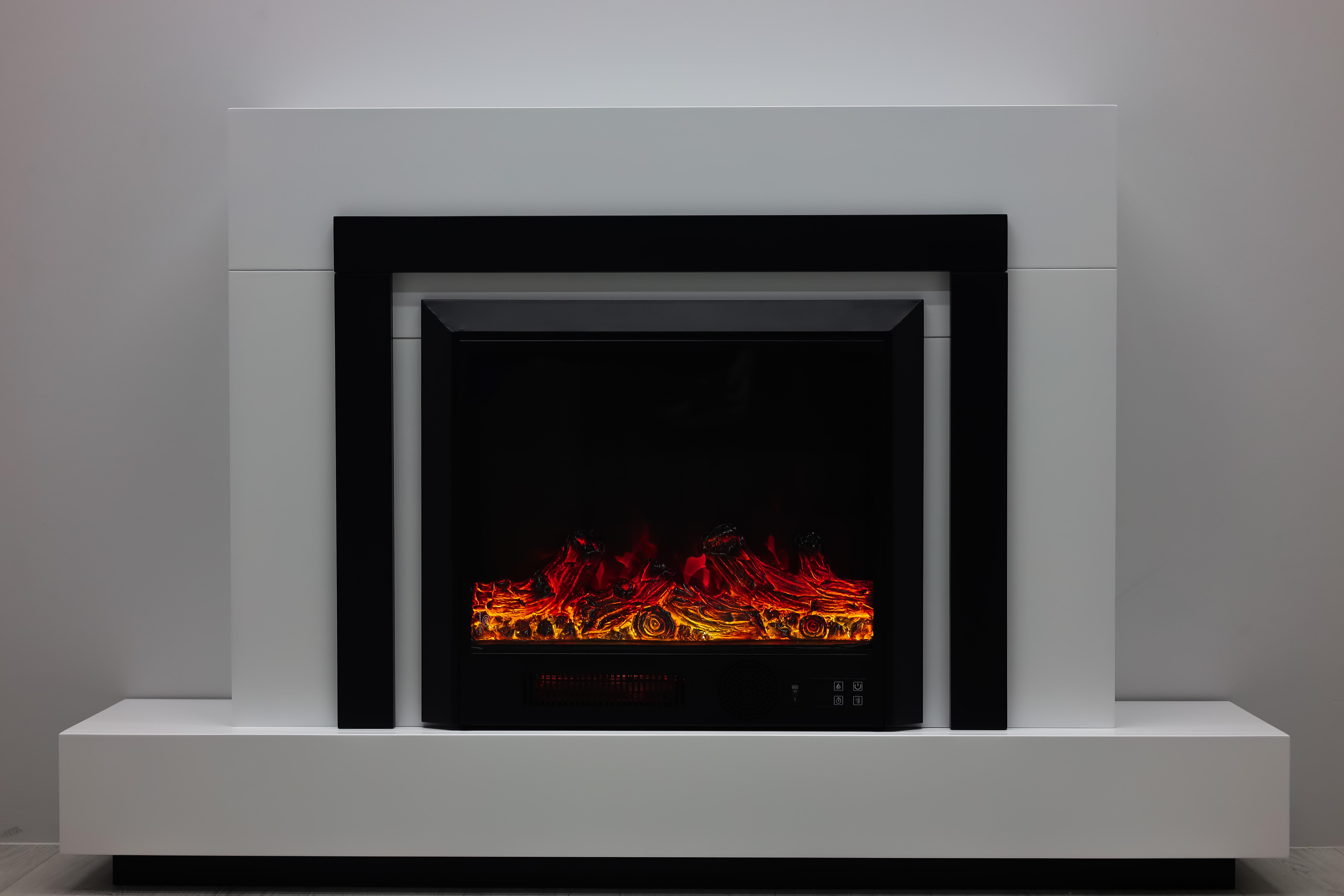 Електричний камін Fireplace Craftsman Tokado звук потріскування дров White (10080122)