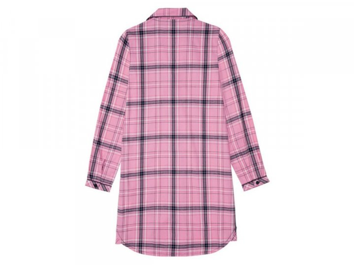 Ночная рубашка Esmara 101K S из тонкой мягкой фланели Розовый (101K/S) - фото 2 Ночная рубашка Esmara 101K S из тонкой мягкой фланели Розовый (101K/S) - фото 2