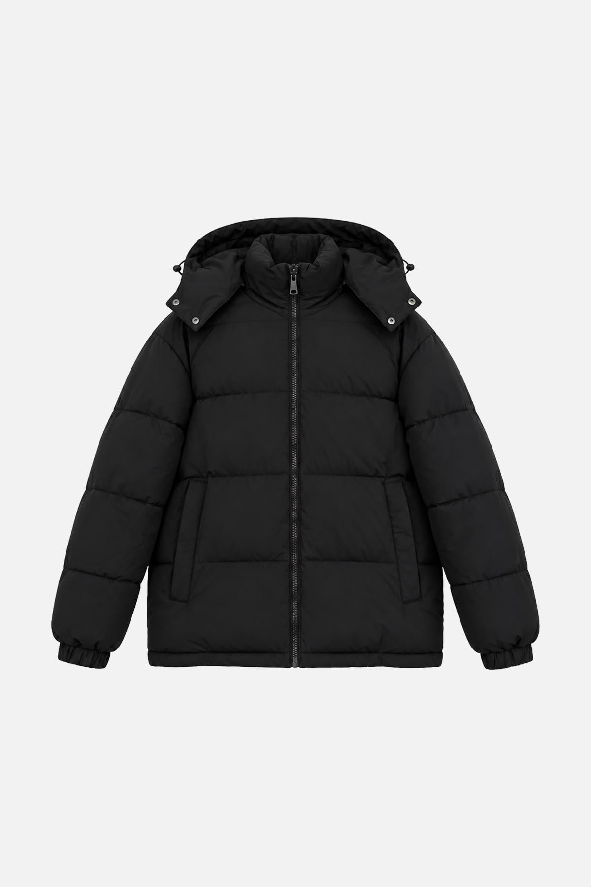 Куртка коротка зимова чоловіча Yuki ЦБ-00298257 р. 50 Чорний (SKT001322876)