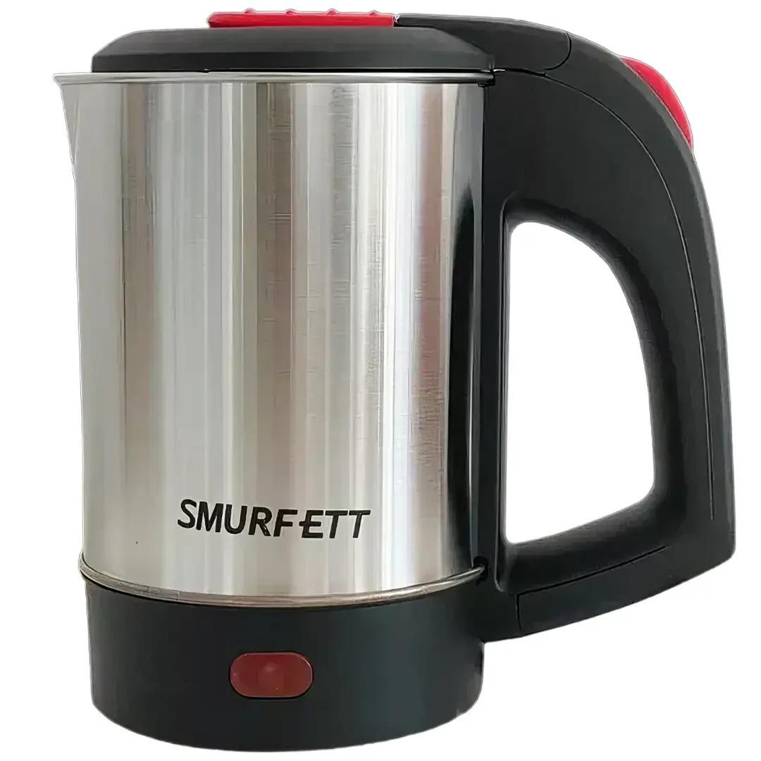 Чайник металлический электрический 1А Smurfett SFT-3822 кухонный 500 Вт 0,5 л Серый (46469U)